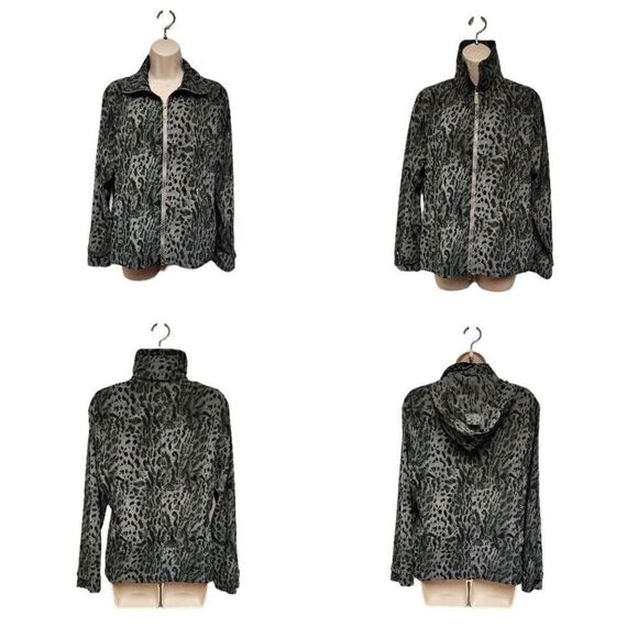 Zenergy by Chicos | Animal Print Jacket Size Chicos 0 / US 4 or S - Picture 1 of 10